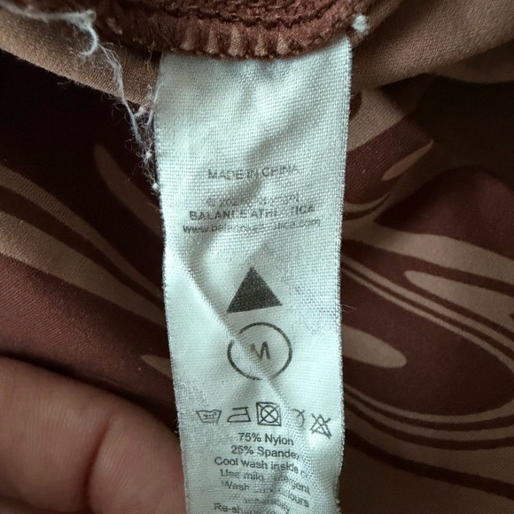 Balance Athletica Womens Brown Marble Swirl High Waisted Leggings Size Medium - Picture 5 of 5